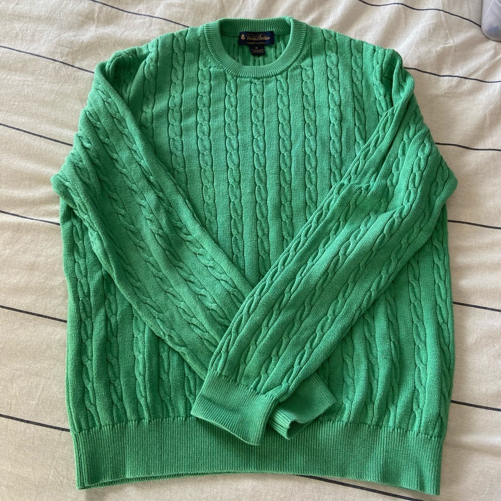 Brooks Brothers Supima Cotton Cable-knit Sweater